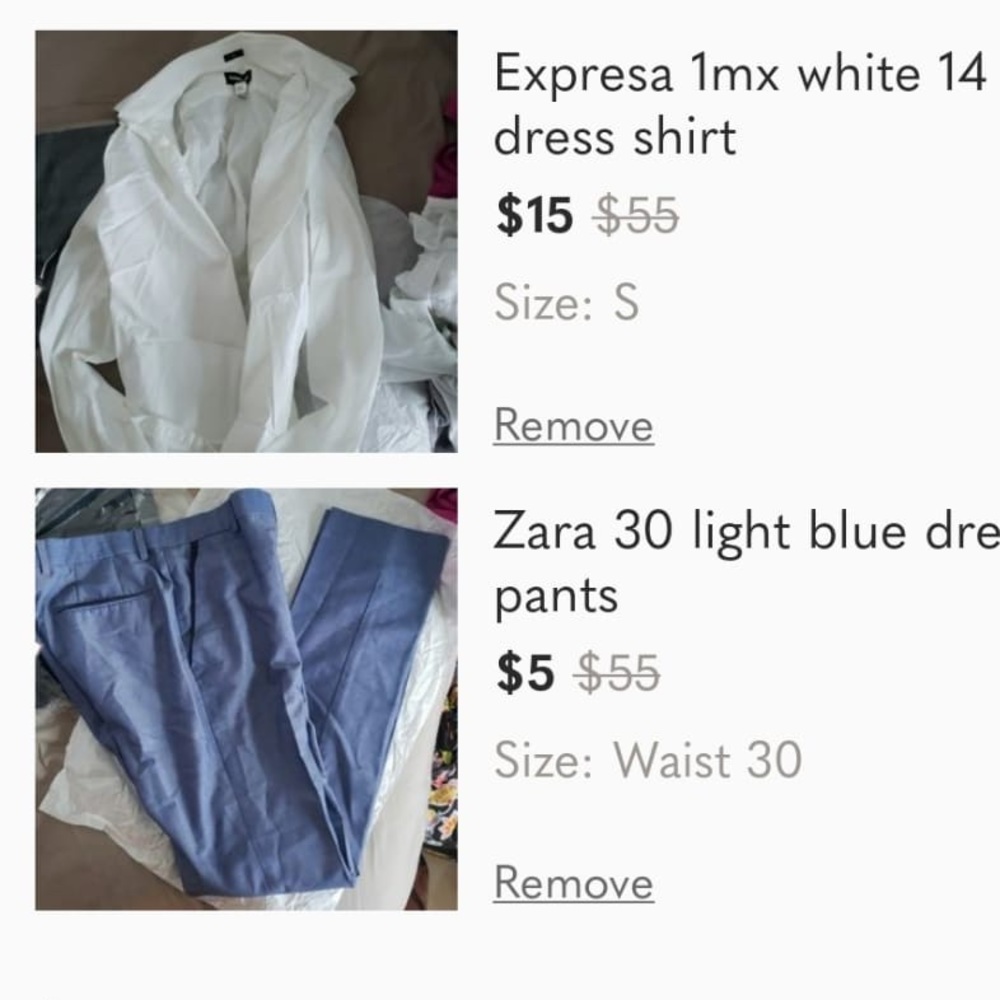 6 piece listing bundle